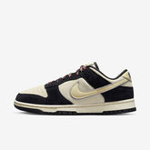 Dunk Low Black Suede–Elegante