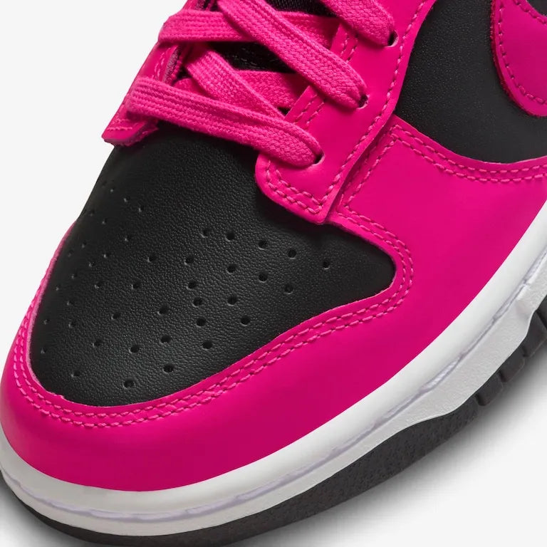 Dunk Low Fierce Pink Black–Confortável