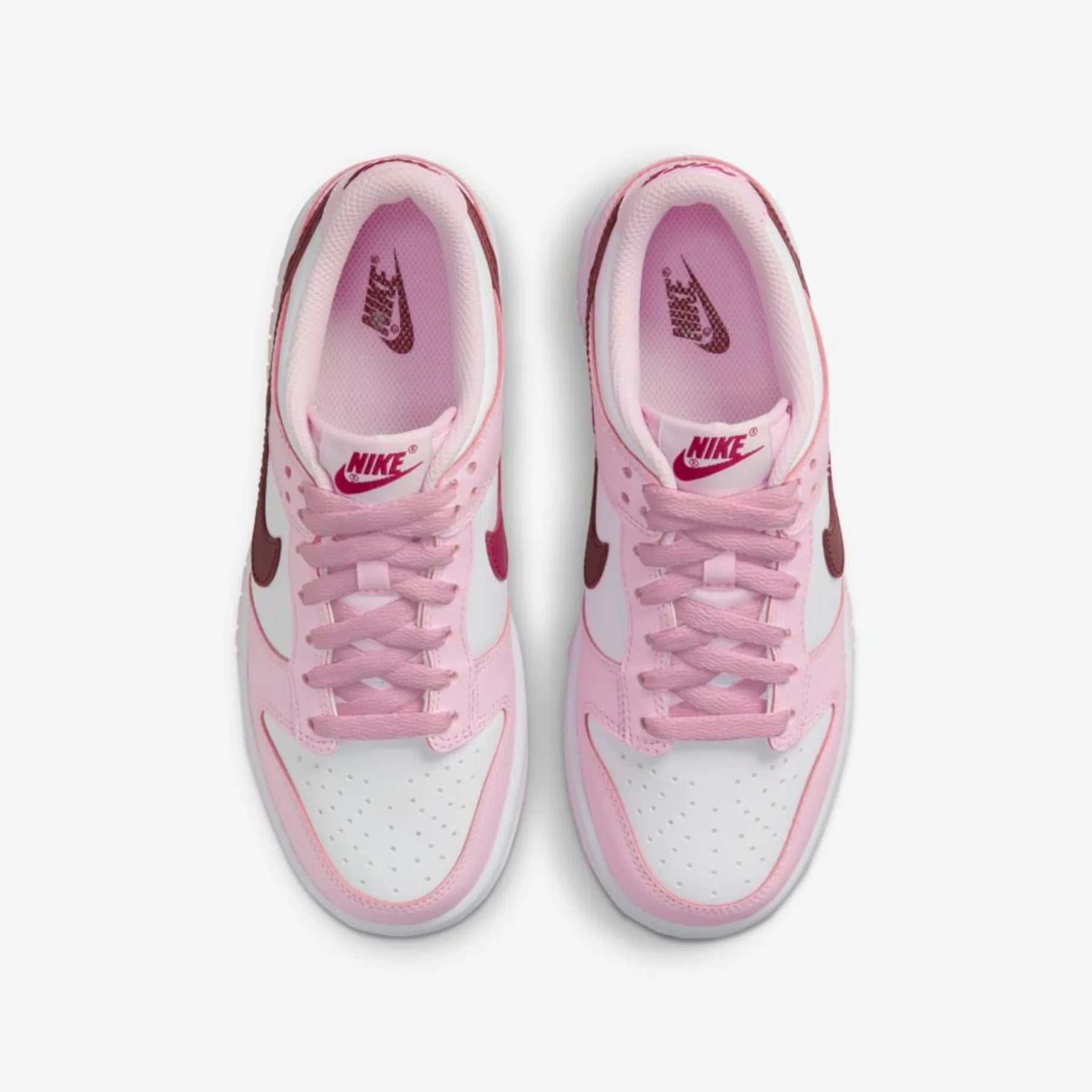 Dunk Low Pink Red White–Premium