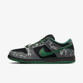 There Skateboards x SB Dunk Low Anthracite and Gorge Green–Confortável