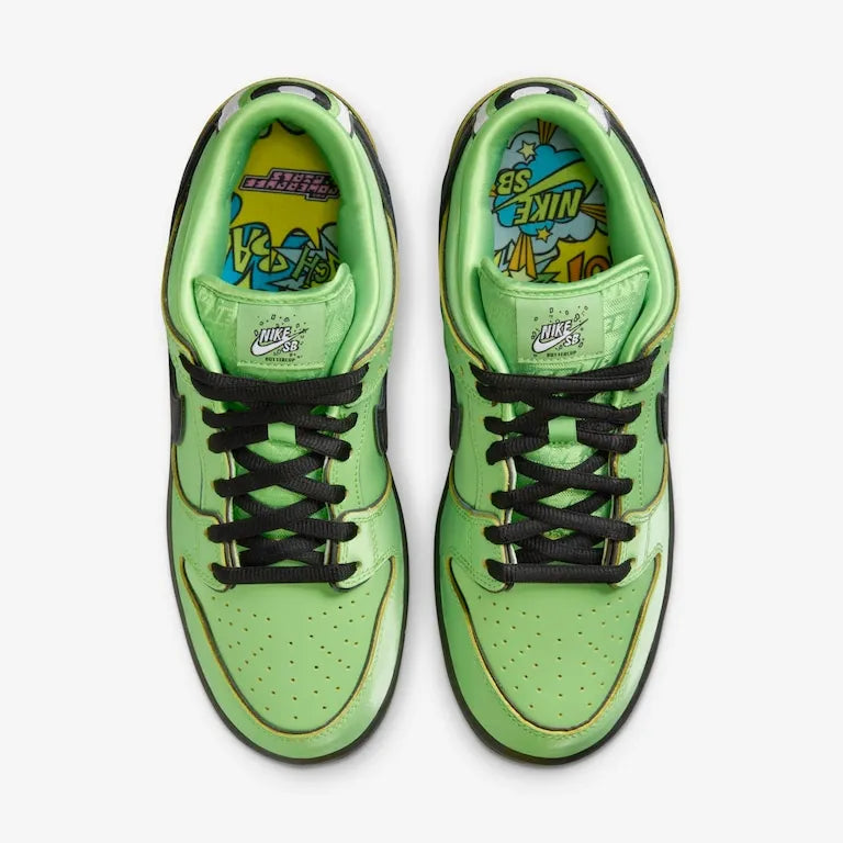 The Powerpuff Girls x SB Dunk Low Buttercup–Clássico