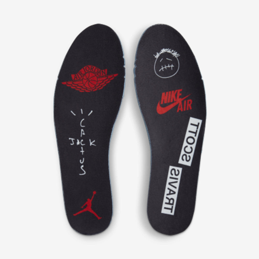 Travis Scott x Air Jordan 1 Low Black Phantom–Elegante