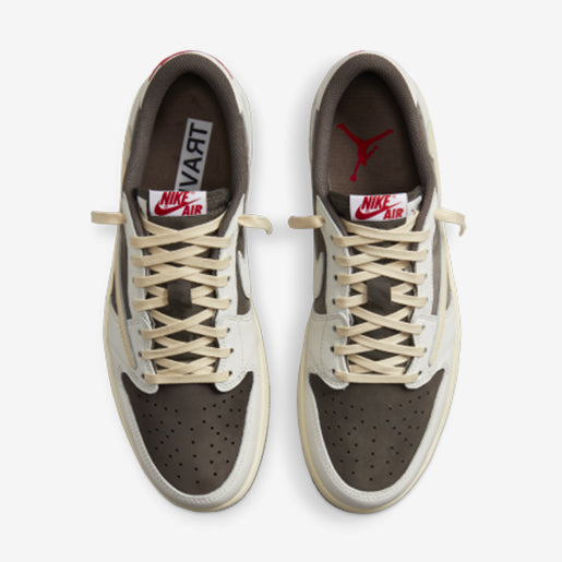 Travis Scott x Air Jordan 1 Low Reverse Mocha–Exclusivo